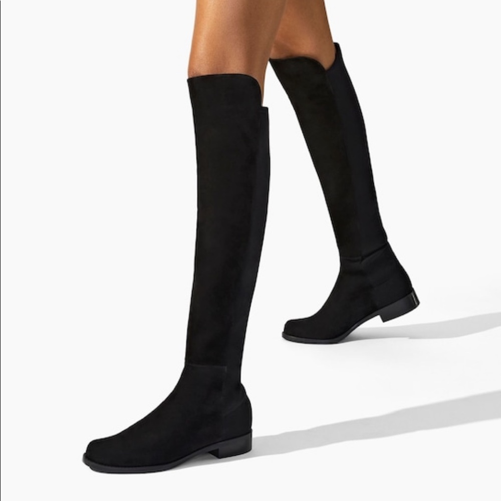 Stuart Weitzman 50/50 Suede Boot